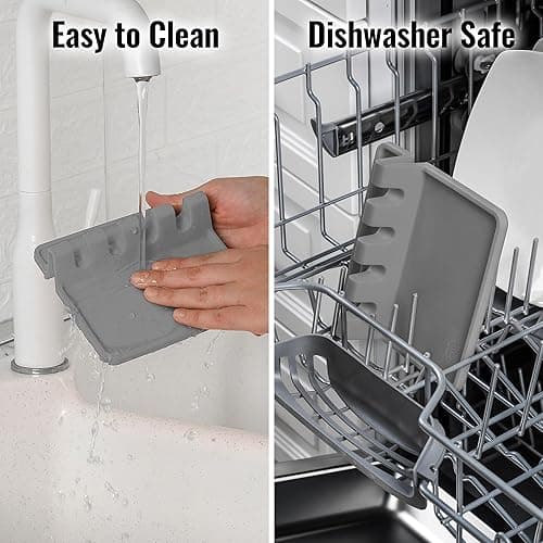 Zuly Kitchen Silicone Utensil Holder with Drip Pad for Multiple Utensils - Heat-Resistant - BPA-Free Spoon Rest for Kitchen & Stove Top - Utensil Holder thumbnail 5