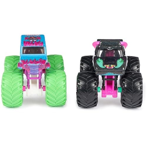 Monster Jam, Official Nitro Neon, Son-uva Digger Vs. El Toro Loco, 1:64 Scale Die-Cast Monster Trucks, Kids Toys for Boys Ages 3 and up thumbnail 2