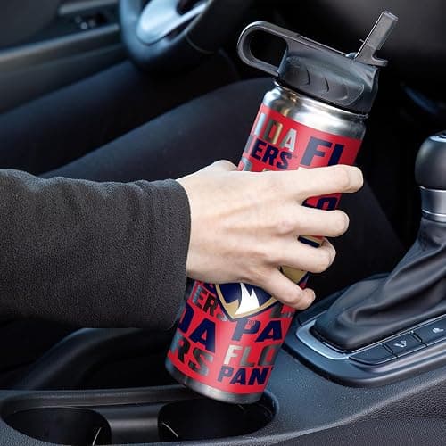 Rico Industries NHL Hockey 22oz Stainless Steel Tumbler with Lid - Great For Coffee, Tea, Water or Cocktails thumbnail 3