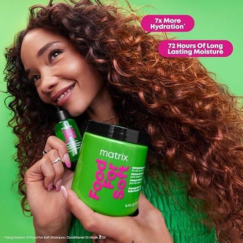 MATRIX Food For Soft Rich Hydrating Mask - For Dry & Brittle Hair, Adds Shine & Softness, With Avocado Oil & Hyaluronic Acid, Replenishes Moisture thumbnail 3