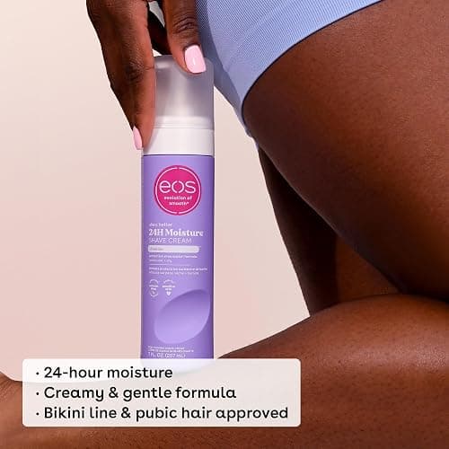 eos Shea Better Shave Cream- Lavender, Shea Butter, Aloe Vera, Moisturizing, Shaving Cream for Women, eos Shave Cream, 7 fl oz, 2-Pack thumbnail 3