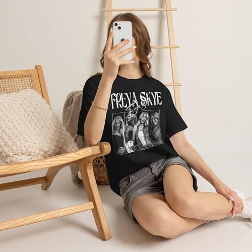 Freya Tour Shirt, Vintage Concert Graphic Skye T-Shirt Unisex Heavy Cotton Tee thumbnail 2