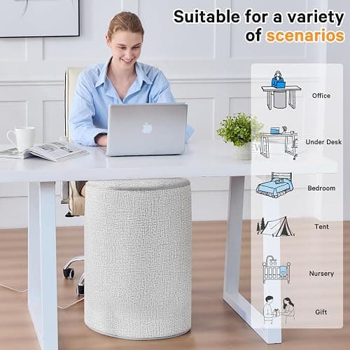 LUCKY GAME Under Desk Heater & Space Heater for Indoor Use,Leg Foot Feet Warmer For Office Home Quiet, Small Portable Personal Office Heater Accessories,Essentials Supplies For Women Men Gifts Medium thumbnail 8