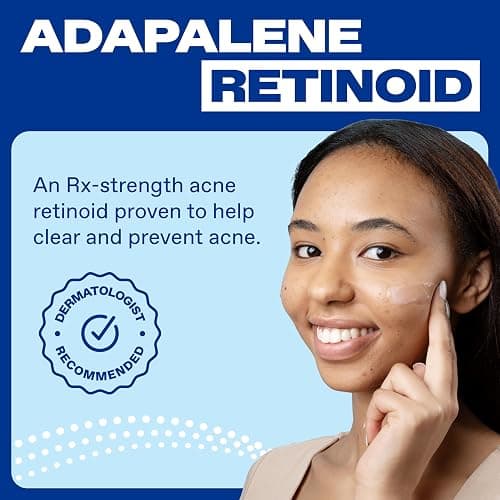 Differin Acne Retinoid Treatment Gel, 0.1% Adapalene, 45g Pump | 90-Day Supply Pump, Over-The-Counter Retinoid, Clears Breakouts, Gentle For Sensitive Skin, Dermatologist Recommended thumbnail 4