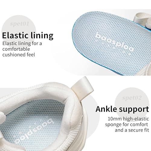 BAASPLOA Women's Fashion Sneakers Chunky Tennis Shoes for Gym Workout | Lightweight Comfortable Platform Athletic Sneakers, Retro Dad Walking Shoes, Non Slip Breathable Casual thumbnail 6