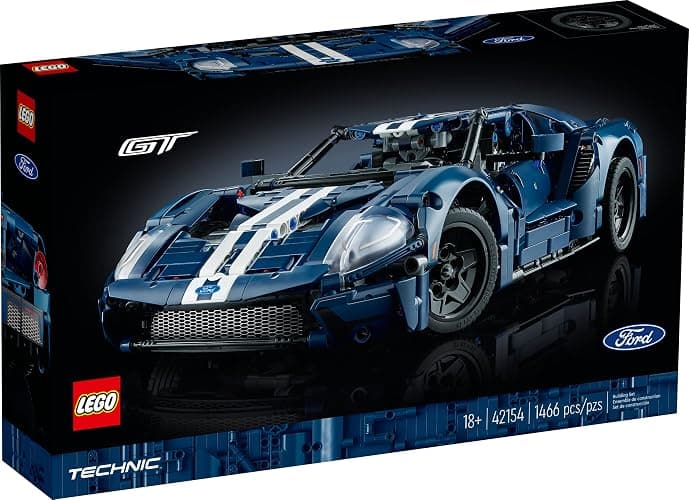 LEGO Technic 2022 Ford GT Building Set for Adults - Gifts for Christmas - Collectible Kit W/Authentic Features, Ages 18+ - 1:12 Scale - Display as Bedroom or Home Decor - 42154 thumbnail 8