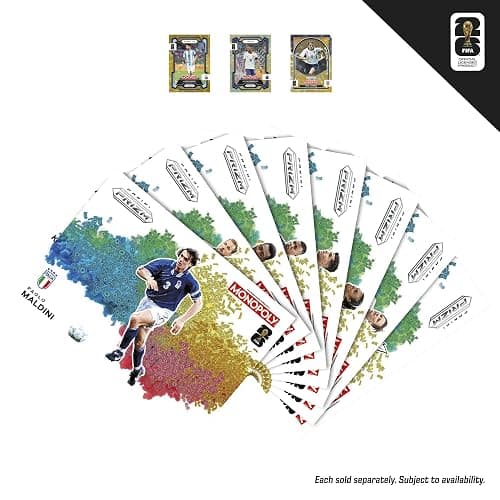 Monopoly Panini Prizm: FIFA World Cup Game I Soccer Board Game with Monopoly Panini Prizm FIFA World Cup 2026 Trading Cards I Ages 8+ thumbnail 12