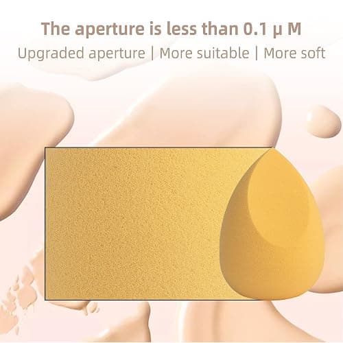 COSTICA Makeup Sponge Set Blender, Beauty Sponge Makeup Blender Flawless for Liquid - Multi Colored 8 pcs Exquisite Packeged thumbnail 4