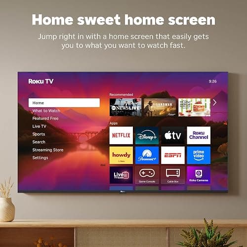 Roku Smart TV – 65-Inch Plus Series, Mini-LED TV – RokuTV with Enhanced Voice Remote – Flat Screen 4K QLED Television with Dolby Vision & Wi-Fi for Streaming Live Local News, Sports thumbnail 7