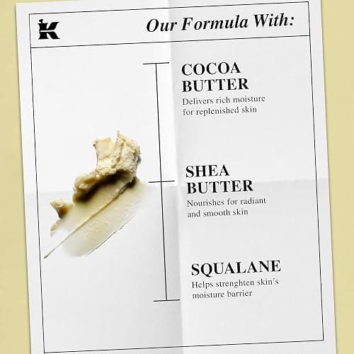 Kiehl's - Creme de Corps Body Lotion, with Cocoa Butter, Fast Hydration | Body Lotion for Soft and Smooth Skin - Suitable for All Skin Types - Synthetic Fragrance-Free thumbnail 5