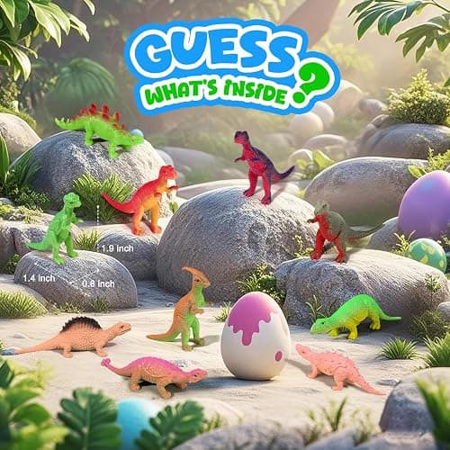 Bath Bombs for Kids with Dragon Toys Inside, Sanyi Dinosaur Toys Gifts for Kids 5-7, Dino Egg Fillers Bubble Bath Birthday Stocking Stuffers Christmas Gifts for Boys Girls Toddler thumbnail 5