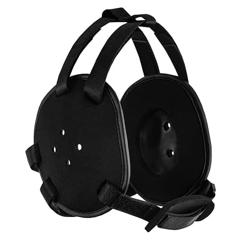 ROAR-INT Kid's Ear Guard BJJ Grappling Head Guard Adjustable Wrestling Headgear for Boys and Girls Earguard MMA Jiu Jitsu (Black) thumbnail 2
