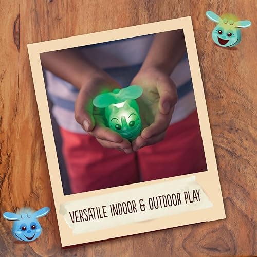 Toysmith Chasing Fireflies Kids Game - The Game of Shine & Seek - Interactive Games for Kids - Indoor & Outdoor Game - for Ages 3+, Blue,Green thumbnail 2