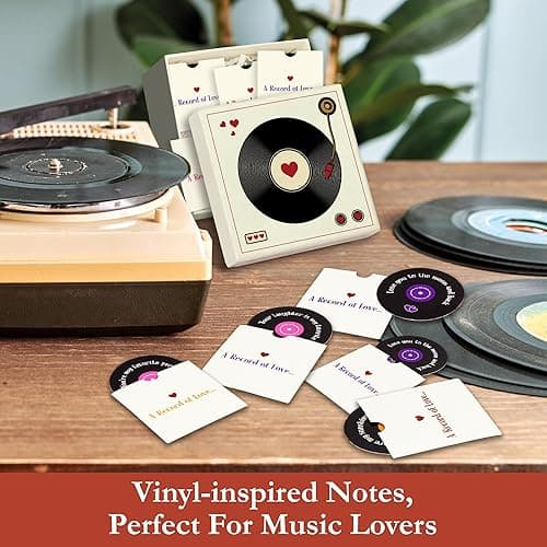 STOFINITY Mini Love Notes For Him - Happy Anniversary Card For Him Or Her, Record Love Card Letter Box For Couple, Romantic Valentines Day Card For Husband Wife, Cute Gifts For Boyfriend Girlfriend thumbnail 7
