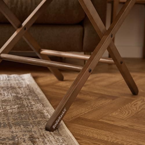 Snuz SnuzBaskit, Wood, Barley & Walnut, Moses Basket & Stand thumbnail 4