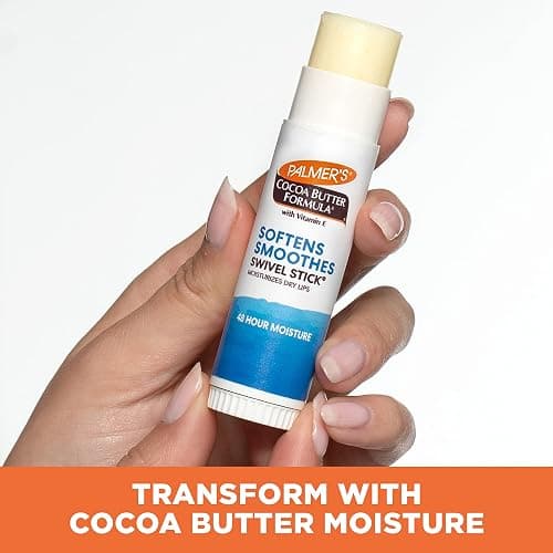 Palmer's Cocoa Butter Formula Moisturizing Swivel Stick with Vitamin E, Lip Balm Stocking Stuffer, Face & Body Moisturizer Stick, Ideal for Treating Dry Skin Patches (Pack of 3) thumbnail 5