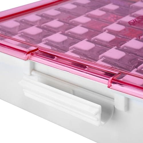 DIAMOND ART CLUB Diamond Painting Storage Organizer - 54 Premium Containers for Diamond Or Bead Storage - Portable, Stackable & Multi-Size Craft Organizers, Essential Diamond Painting Accessories thumbnail 6