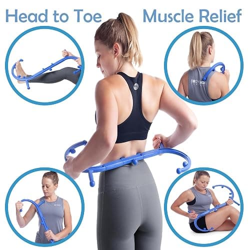 Body Back Buddy Classic USA Made Handheld Full Body Massage Cane Pressure & Trigger Point Massage Tool for Deep Tissue Pain Relief - Dual Massage Hooks for Back, Shoulder, Neck. Manual Back Massager thumbnail 6