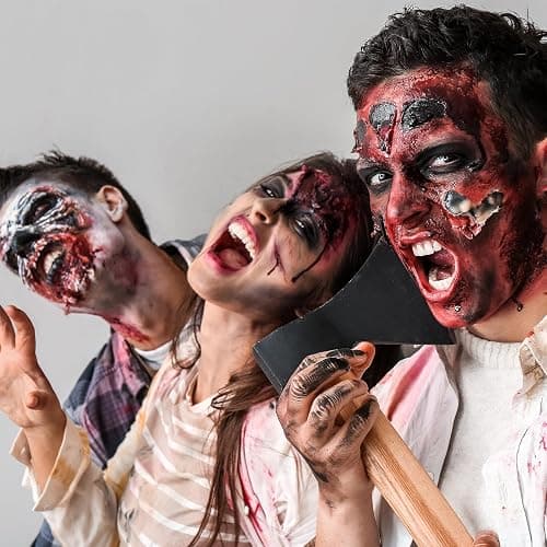 BOBISUKA Realistic Fake Blood Spray, Washable SFX Makeup Blood (Dark,50ml) | Adjustable Spray Creates Realistic Splatter or Dripping Effects. Washes Off Easily for Halloween Cosplay, Vampire and Zombie thumbnail 6