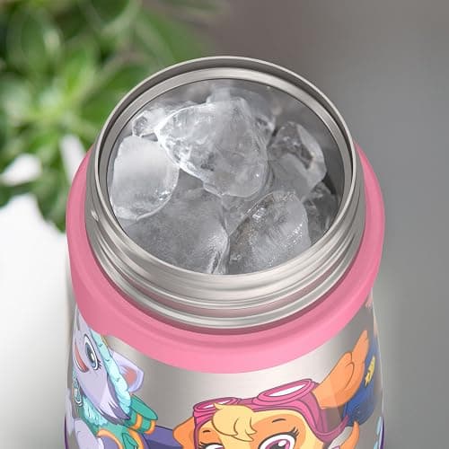 THERMOS Vacuum Insulated Stainless Steel 10oz Straw Bottle, Paw Patrol Girl thumbnail 6