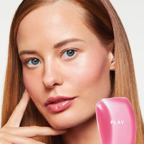 Saie Glossybounce - Hydrating Lip Gloss and Tinted Lip Oil Hybrid with Hyaluronic Acid & Jojoba Oil for Non-Sticky, Ultra-Shiny, Plump & Soft Lips - Everyday Makeup Essential - Play (.17 oz) thumbnail 2