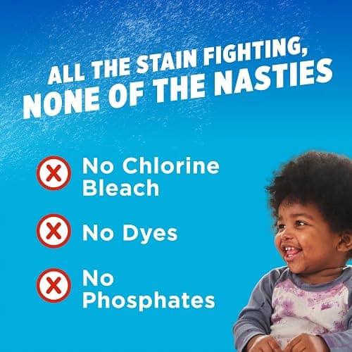 OxiClean Max Force Laundry Stain Remover Spray, Newborn & Baby Essentials, Stain Treater, 12 fl oz, 3-Pack thumbnail 4