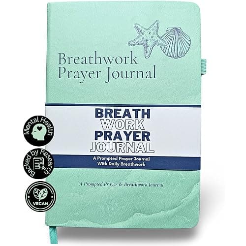 Calm Collective Breathwork & Prayer Journal for Women & Men, 50 Days of Stress Relief & Meditation, Holotropic Breathing Techniques, Reflection, Bible Study Supplies, Christian Gifts, Religious Gift thumbnail 9