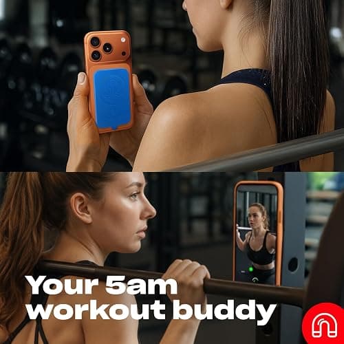 OCTOBUDDY Magnet - Dual Magnetic & Suction Phone Mount - Baby Blue | MagSafe-Compatible Silicone Mobile Holder - Hands-Free Selfies & Videos - Content Creator Accessory - 2.6″ x 3.9″ thumbnail 4