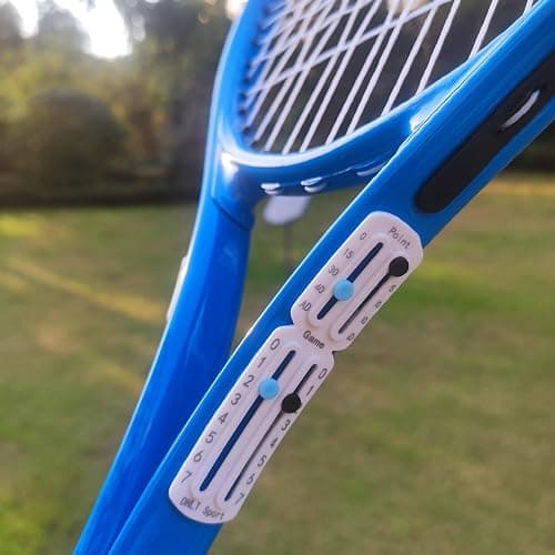 FUMELPRO Score Keeper for Tennis Racket and Padel,Easily Mounted Small Score Board to Keep Score of Points.numbers carved by Laser, bonded with strong Adhesive without Falling off,the Best Tennis Gift - Image 1
