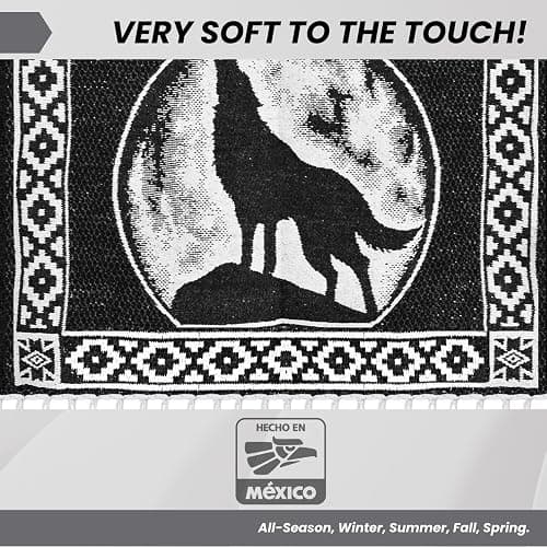 Artisans Bazaar Mexican Poncho Sarape Aztec Men Hombre Mexico Gabanes Mexicanos Western Cowboy Costume Adulto Jorongos thumbnail 7
