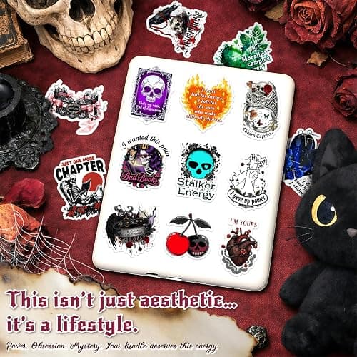 200PCS Dark Romance Book Stickers, Vinyl Spicy Romance Bookish Stickers for Adults, Journaling, Scrapbooking, Kindle & Laptop thumbnail 3