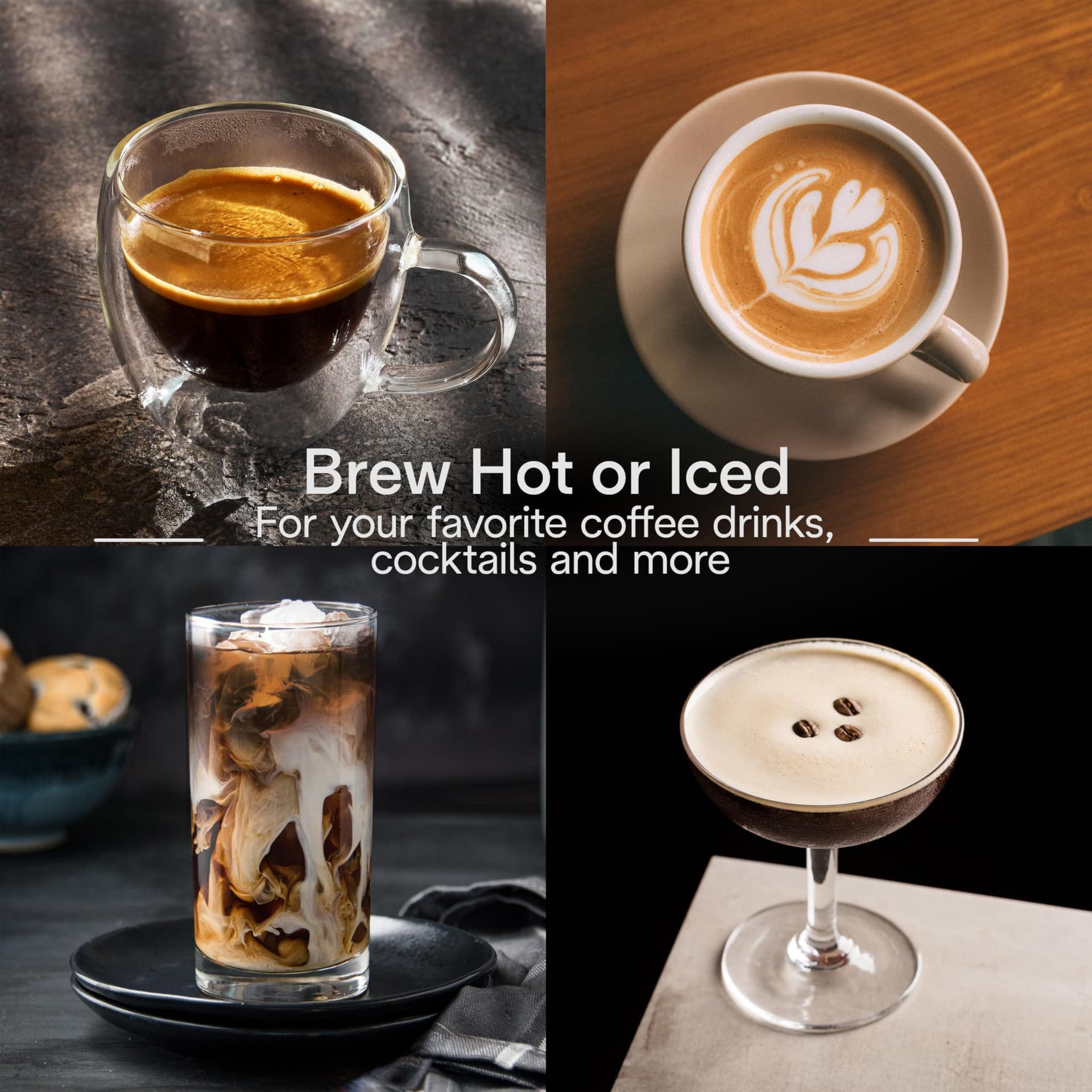 De'Longhi Dedica Duo Máquina de café espresso y Cold Brew, acero inoxidable, pantalla táctil, EC890M thumbnail 3