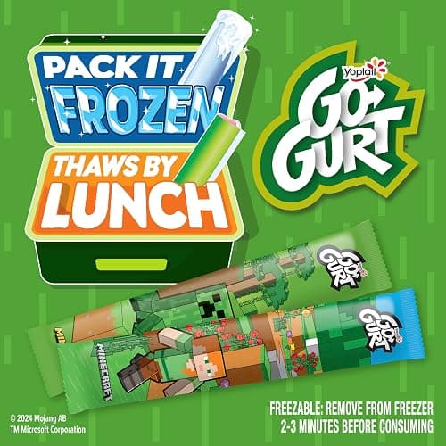 Go-GURT The Super Mario Galaxy Movie, Strawberry and Berry, Kids Fat Free Yogurt Tubes, Gluten Free, 24 Ct, 48 oz thumbnail 5