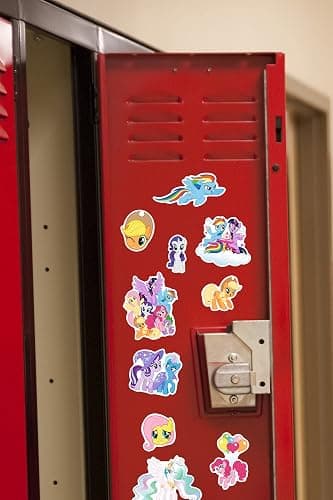 My Little Pony TV Friendship is Magic 50ct Vinyl Large Deluxe Stickers Variety Pack - Laptop, Water Bottle, Scrapbooking, Tablet, Skateboard, Indoor/Outdoor - Set of 50 thumbnail 6