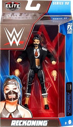 Mattel WWE Elite Collection Action Figure & Accessories, Series #90 Reckoning 6-inch Collectible with 25 Articulation Points & Swappable Hands - #90 Reckoning thumbnail 3