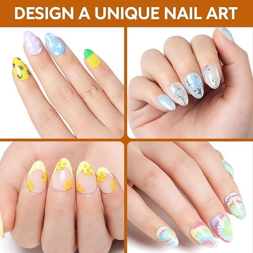 Nicedeco XS Short Almond Nail Tips, Press on Nails, Clear Full Cover Natural False Nails Gel X Nails for Extensions, Acrylic Nails, Resin Clear Strong False Nails 12 Sizes 216PCS thumbnail 6