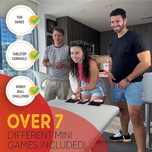 The Addictive Clip and Play Table Pong Game for All Ages - Transform Any Surface Into a Party Zone | Ideal for Family Fun, Parties, and Gifts thumbnail 5