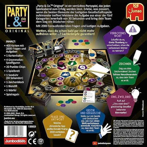 Jumbo Spiele Party & Co. Original 30 Jahre Jubiläumsedition - Partyspiel - Gesellschaftsspiele ab 14 Jahren - Brettspiele für 4 bis 20 Spieler, JUM19869, Keine thumbnail 5