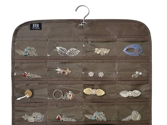 BB Brotrade Hanging Jewelry Organizer,Accessories Organizer,80 Pocket Organizer for Holding Jewelries thumbnail 2
