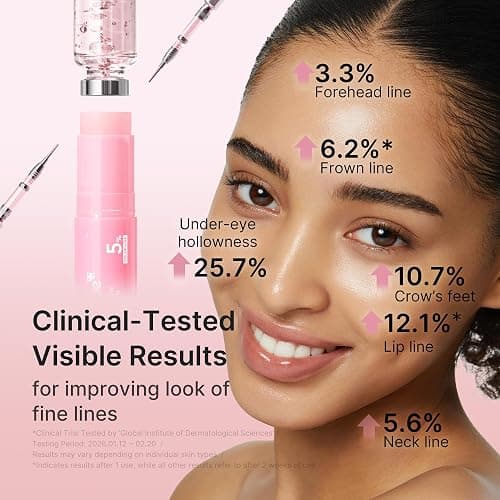medicube PDRN Pink Collagen Volume Multi Balm Stick | Volufiline, PDRN, NAD, Collagen | Face & Body Balm for Under-Eyes, Neck, Forehead, Smile Lines, Lips | Plumping, Radiance, Line Care | K-Beauty thumbnail 5