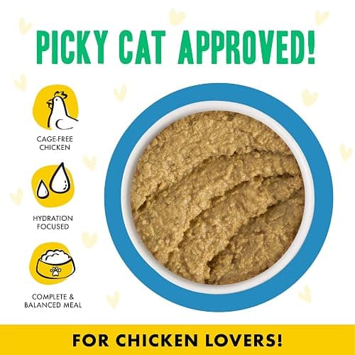 Weruva B.F.F. Play - Best Feline Friend Paté Lovers, Aw Yeah!, Chicken Checkmate with Chicken, 5.5oz Can (Pack of 8) thumbnail 3