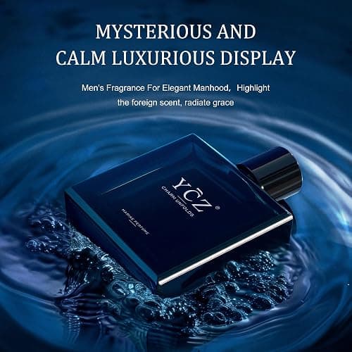 Ycz Midnight Marine Eau De Parfum For Men, 3.4 Fl Oz | Long-Lasting Fresh Marine Woody Fragrance With Grapefruit, Ginger, And Cedar Notes For Daily Wear, Date Nights, And Gifts. thumbnail 3