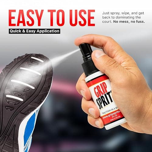 Grip Spritz - Basketball Shoe Grip Spray - Improve Sole Traction & Court Grip - Rejuvenate & Elongate Sneaker Life - Anti Slip Grip & Performance Enhancer - Basketball Accessory thumbnail 7