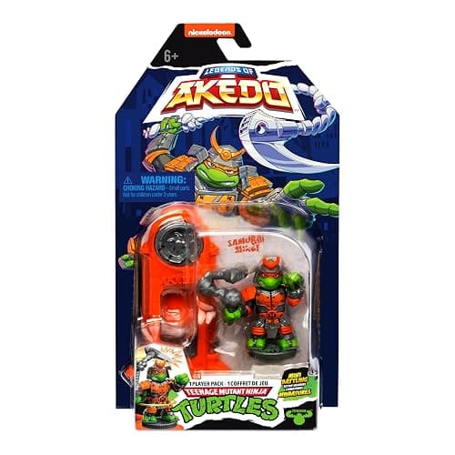 Full Set of 8 Unique Characters - Legends of Akedo Teenage Mutant Ninja Turtles, Mini Battling Warriors TMNT Figure with Samurai Deco Ready to Battle, with Unique Weapons, Ready, Fight, Split Strike thumbnail 3