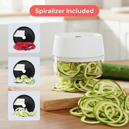 Fullstar Mandoline Slicer for Kitchen - Vegetable Chopper, Onion Potato Food Veggie Fruit Slicer and Cutter with Container, Kitchen Gadgets & Gifts, Home Essentials (6 in 1, Black/White) thumbnail 6