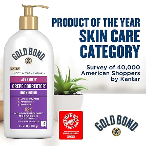 Gold Bond Age Renew Crepe Corrector Body & Face Lotion, Replenishing & Smoothing Formula, 14 oz., Packaging may vary thumbnail 5