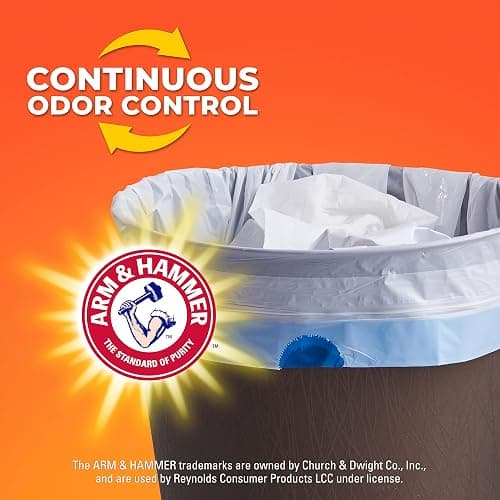 Hefty Small Trash Bags, Fabuloso Scent, 4 Gallon, 52 Count - Fabuloso - 52 Count (Pack of 1) thumbnail 3