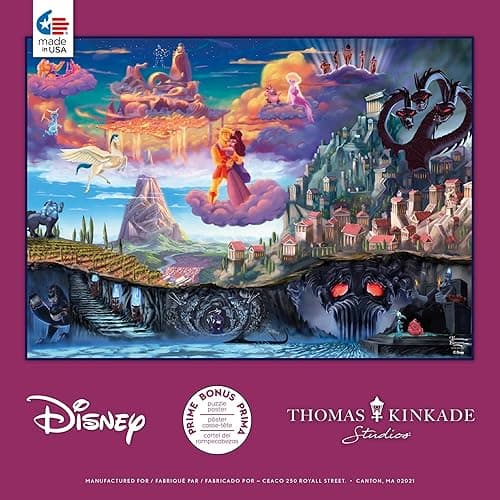 Ceaco - Thomas Kinkade - Disney - Hercules -1000 Piece Jigsaw Puzzle thumbnail 8