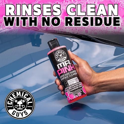Chemical Guys Mr. Pink Car Wash Soap - 64 oz Super Suds Foaming Car Wash Soap for Cannon, Blaster, or Bucket Washing - pH Balanced, Safe on Wax, Sealant, Ceramic, and Clear Coat Finishes thumbnail 3