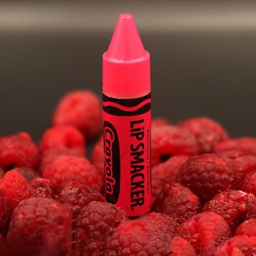Lip Smacker Crayola Lip Balm Party Pack - 8 Moisturizing Lip Balms, Cotton Candy, Orange, Sherbert, Watermelon, Berry, Apple, Banana, Hydrating & Protecting - Cruelty-Free thumbnail 8